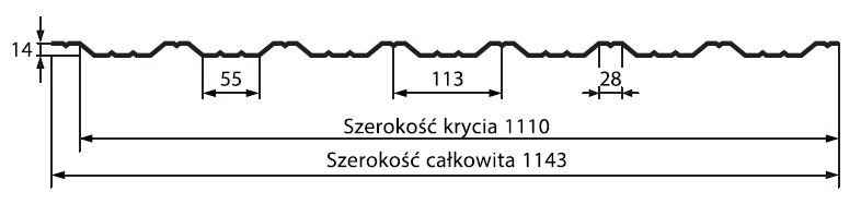 Blacha trapezowa T14R (Revolution)