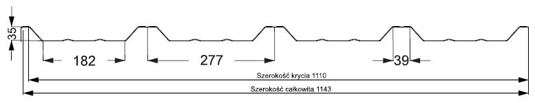 Blacha trapezowa T35 R (Revolution)